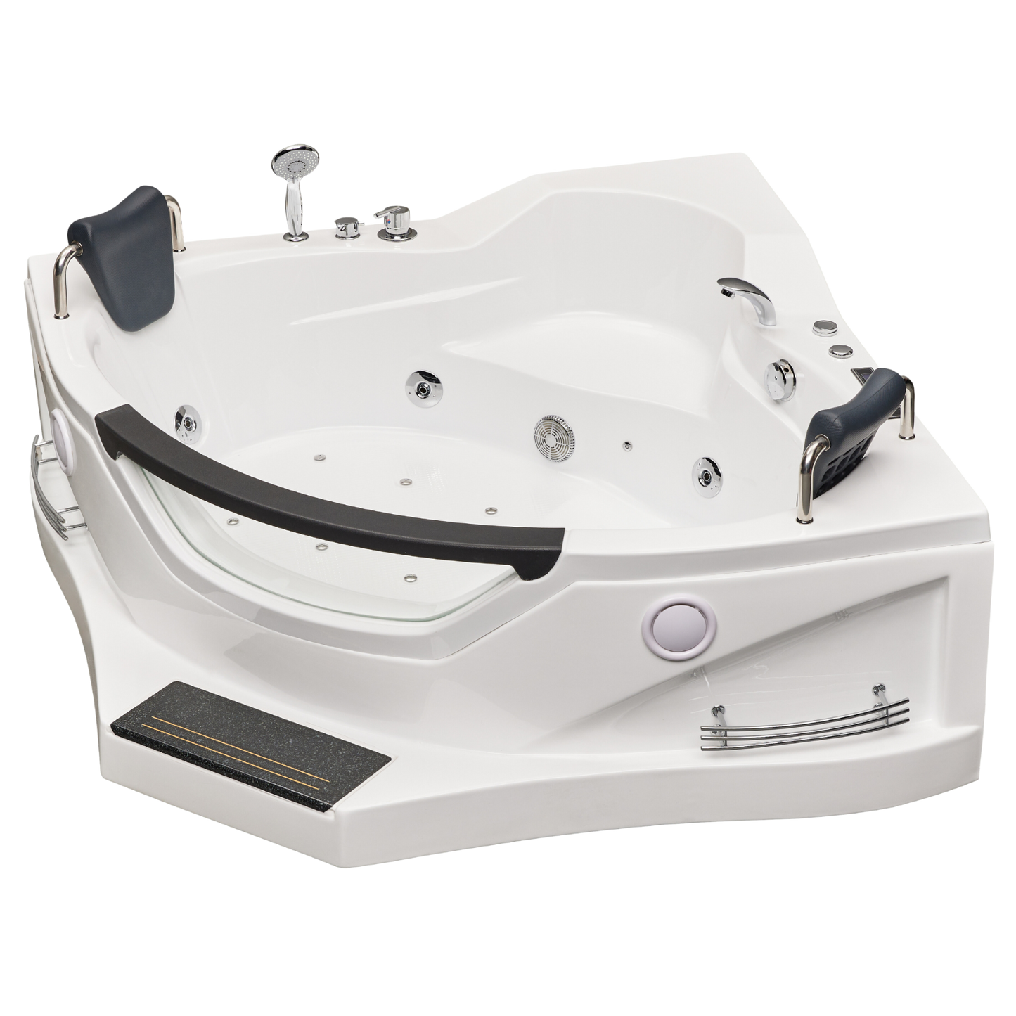 Mesa BT-084 Whirlpool Air Two Person Corner Tub 60"L x 60"W x 27"H