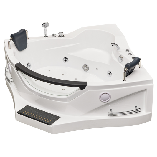 Mesa BT-084 Whirlpool Air Two Person Corner Tub 60"L x 60"W x 27"H