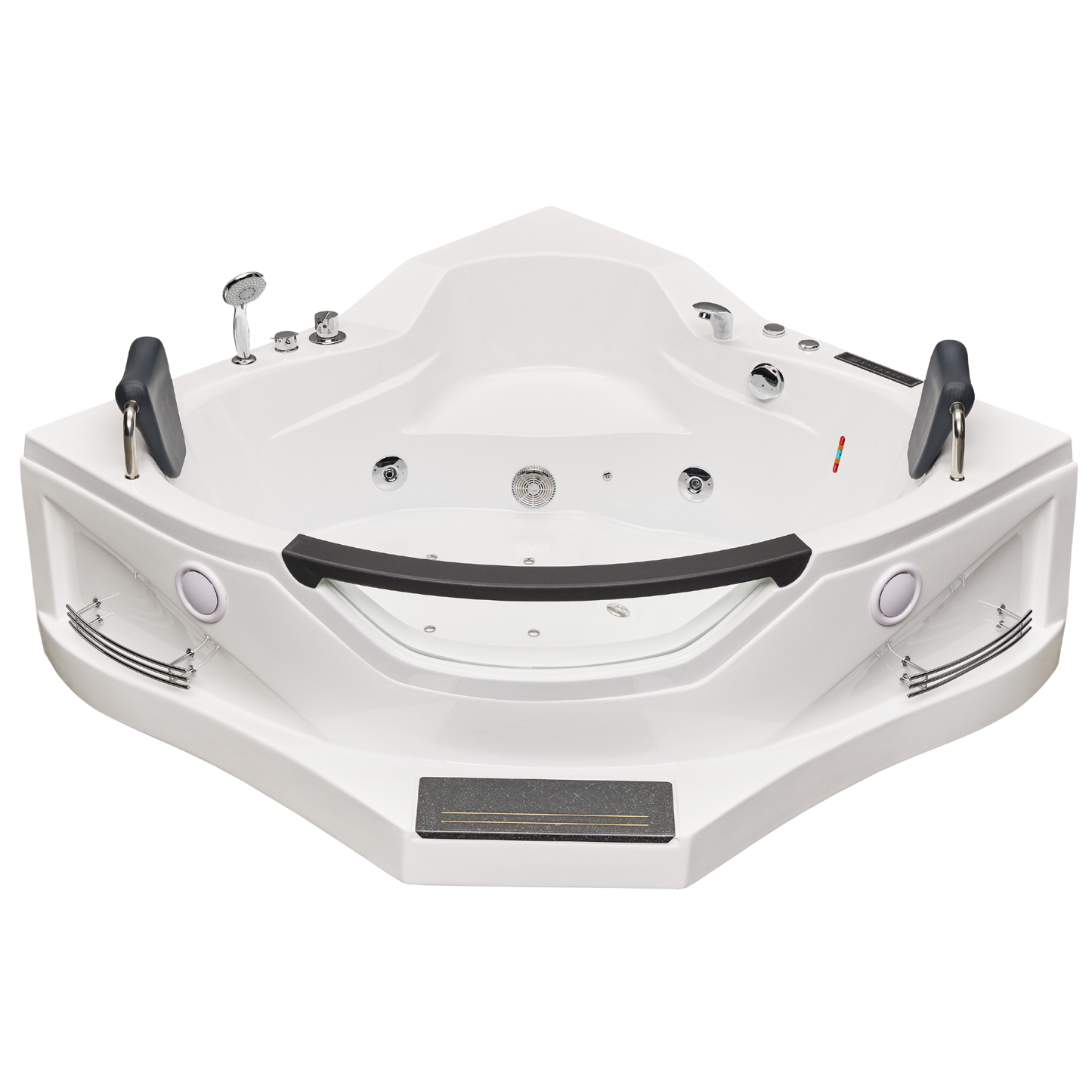 Mesa BT-084 Whirlpool Air Two Person Corner Tub 60"L x 60"W x 27"H