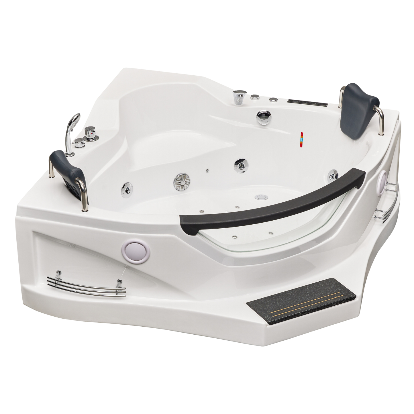 Mesa BT-084 Whirlpool Air Two Person Corner Tub 60"L x 60"W x 27"H