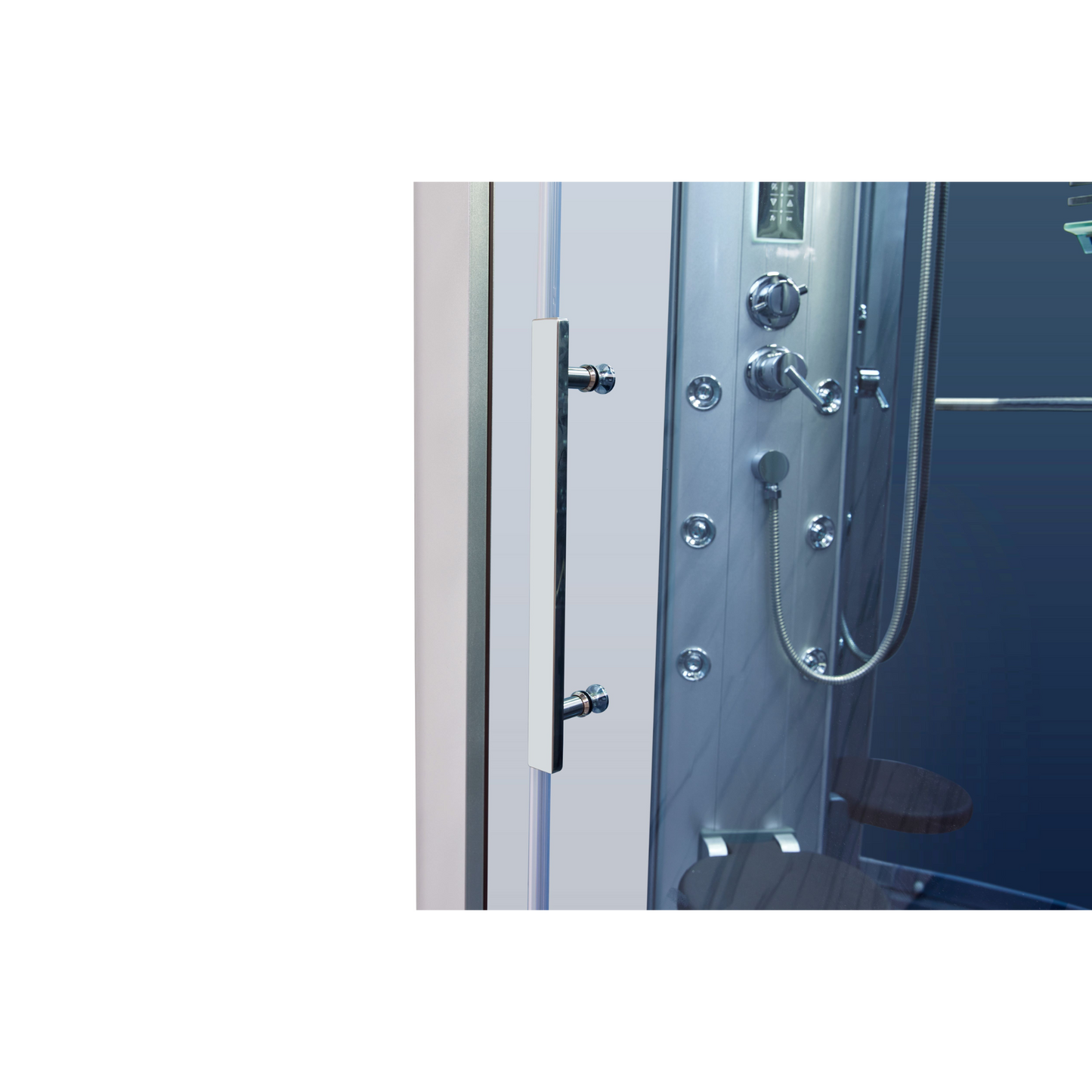 Mesa WS-803L Steam Shower 54"L x 35"W x 85"H - Blue Glass