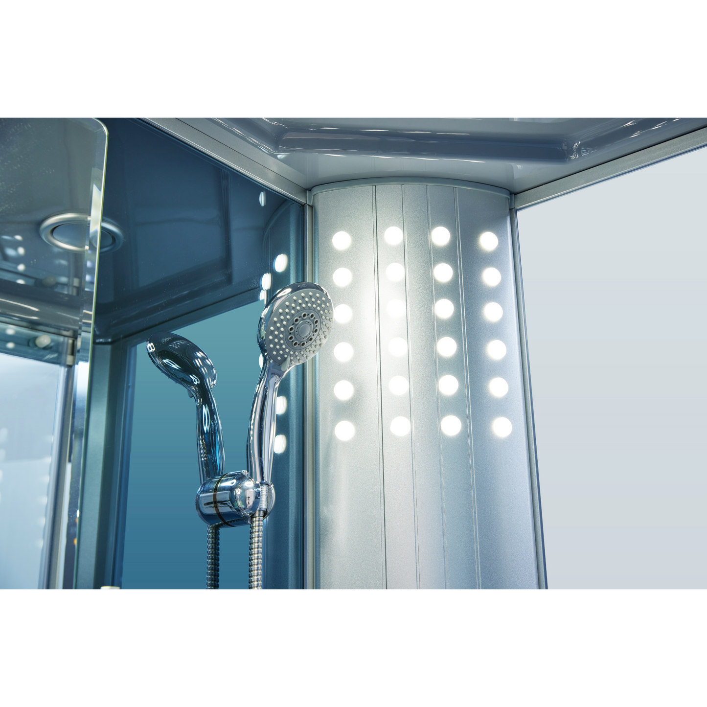 Mesa WS-803L Steam Shower 54"L x 35"W x 85"H - Blue Glass