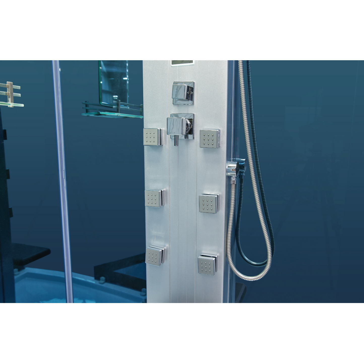 Shower system part of Mesa WS-300A Steam Shower