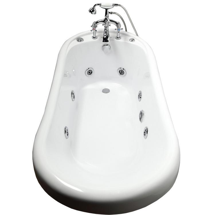 Whirlpool tub WS-062 Clawfoot Tub by Mesa at MesaSteamShowers.com