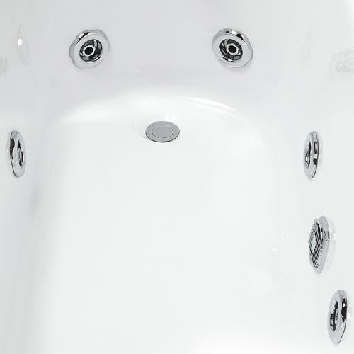 Mesa Malibu BT-062 Freestanding Whirlpool Clawfoot Tub 67" x 32" x 31"