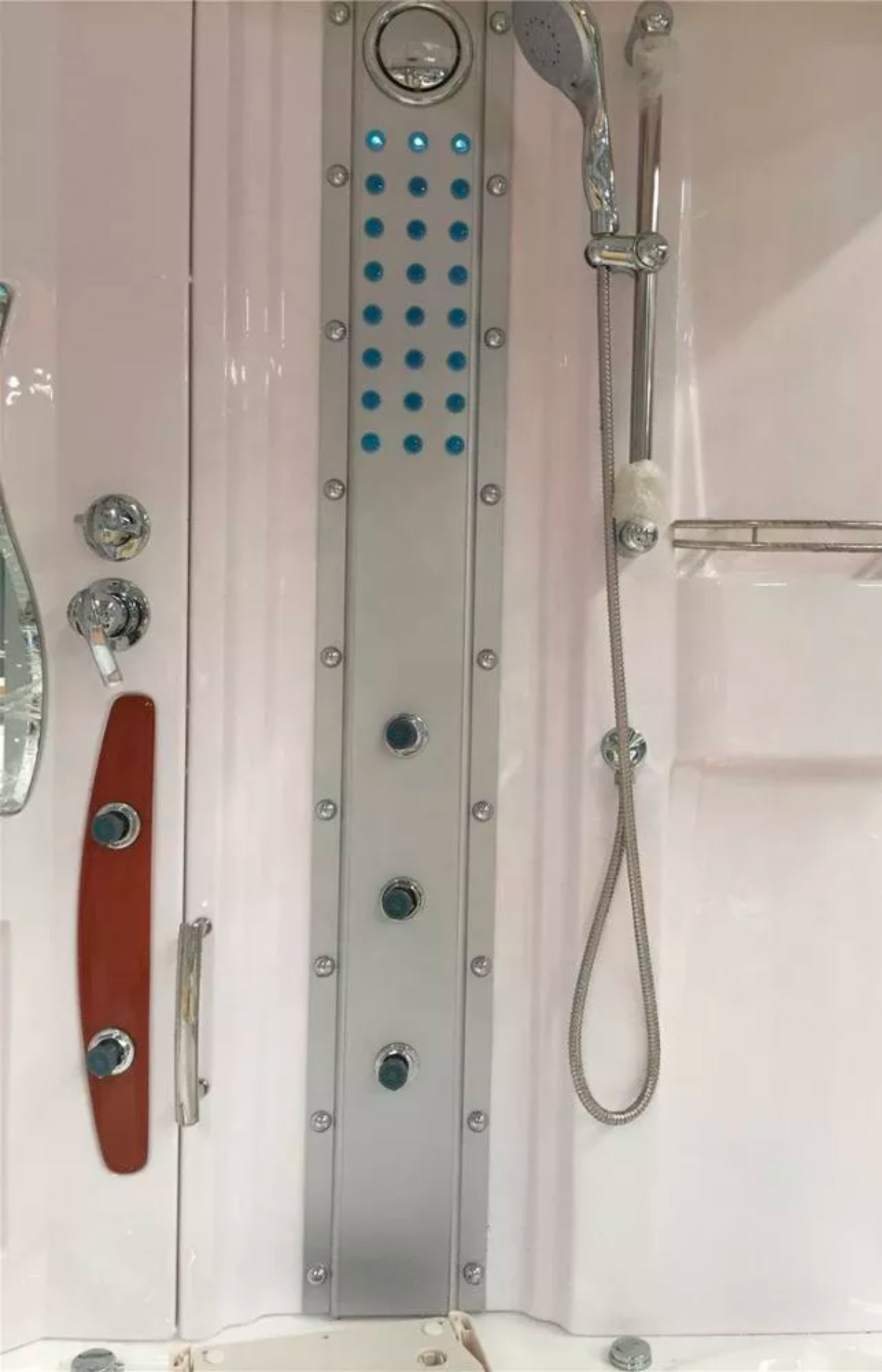 Mesa WS-608A Steam Shower Jetted Tub Combination 63" x 63" x 85"