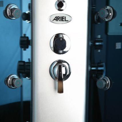 Mesa 9090K Steam Shower 36"L x 36"W x 87"H - Blue Glass