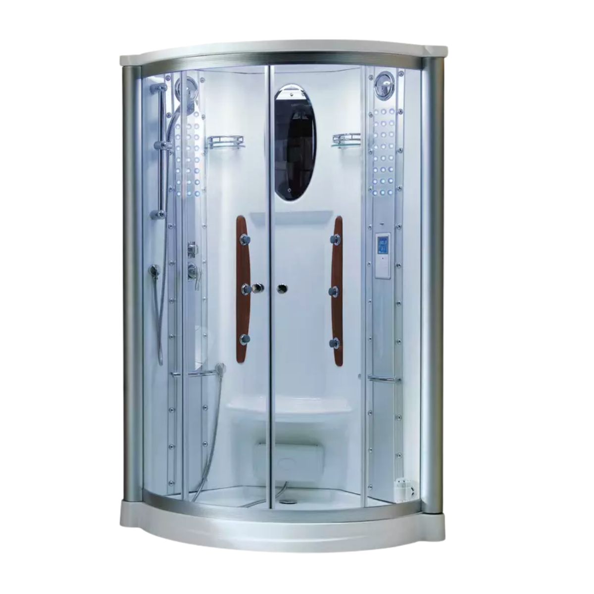 Mesa WS-801A Steam Shower - clear glass - Mesa Steam Showers