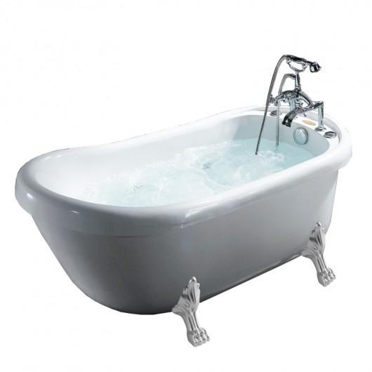 Mesa Malibu BT-062 Freestanding Whirlpool Clawfoot Tub 67" x 32" x 31"