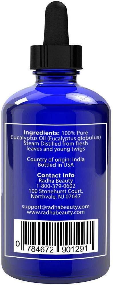 Aromatherapy Eucalyptus Essential Oil 4 oz