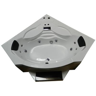Mesa WS-608P Steam Shower Tub Combo - 63" x 63" x 85" Blue Glass